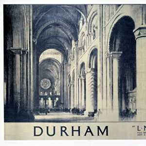 Durham, LNER poster, 1930