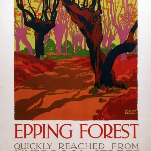 Epping Forest, LNER poster, 1923-1947