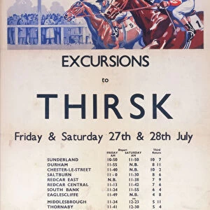 Excursion to Thirsk, BR poster, 1950