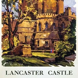 Lancaster Castle, BR (LMR) poster, 1950