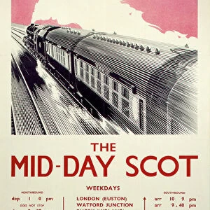The Mid-Day Scot, BR poster, 1950