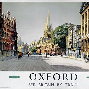 Oxford, BR (WR) poster, 1958