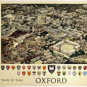 Oxford, BR (WR) poster, c 1950s