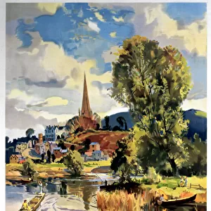 Ross-on-Wye, BR (WR) poster, 1951