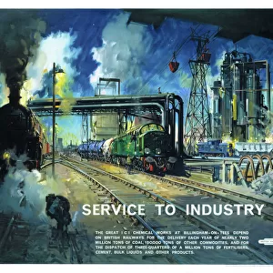 Service to Industry, BR poster, 1948-1964
