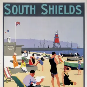 South Shields LNER poster, 1923-1947