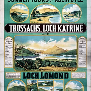 Summer Tours... NBR poster, 1900-1923