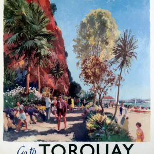 Go to Torquay, BR (WR) poster, 1958