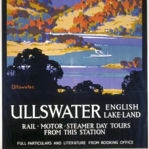 Ullswater - English Lake-Land, LNER poster, 1923-1947