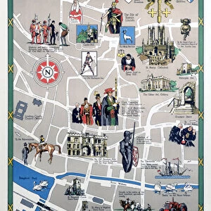 Visit the Ancient City of Lincoln, BR (ER) poster, 1948-1965