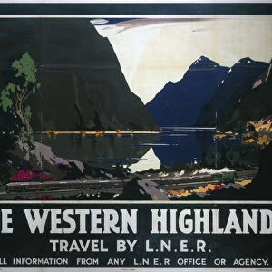 The Western Highlands, LNER poster, 1935