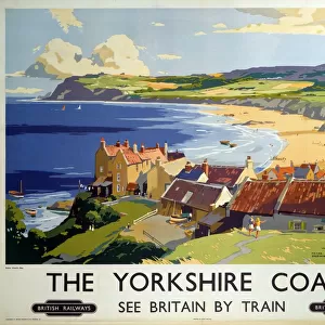 The Yorkshire Coast, BR poster, 1950s