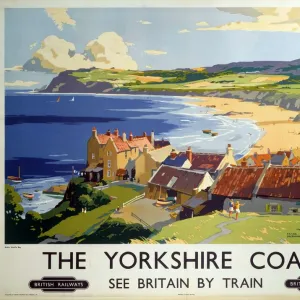 The Yorkshire Coast, BR poster, 1950s