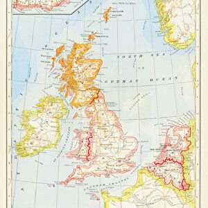 1883 British Isles Map