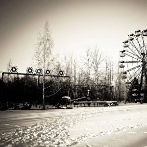Abandoned amusement park in Pripyat / Chernobyl