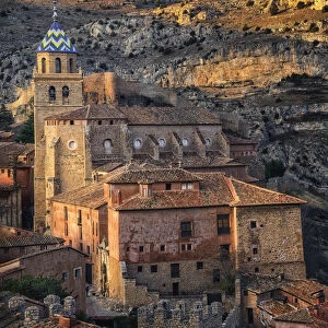 Albarracin Cathedral and fortress, Teruel, Spain