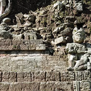 Ancient Mayan Stone Sculptures and Ruins, Copan
