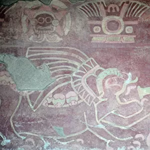 Ancient Mural at Teotihuacan