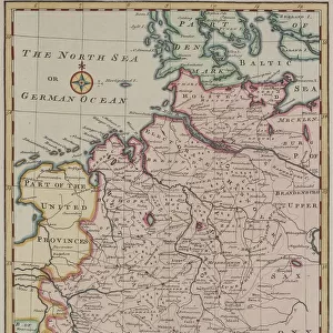 Antique map of Germany