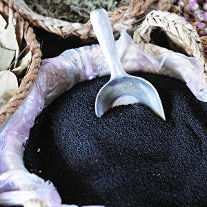 Black cumin -Nigella sativa-, spice souk, Dubai, United Arab Emirates, Arabia, Middle East, Orient