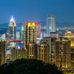 Business district in Taipei