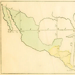 Central America and West Indies map 1875