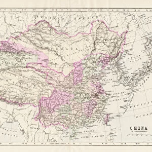 China Map 1893