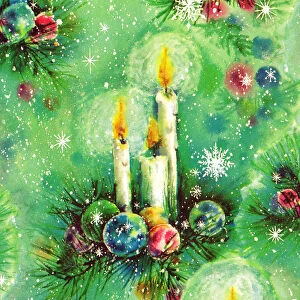 Christmas Candle Pattern