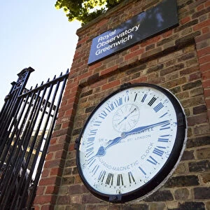 Clock at Greenwich Observatory
