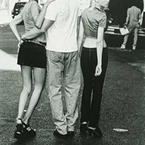 Contemporary Young People in Street in New York City