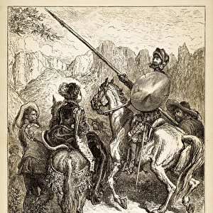 Don Quixote engraving
