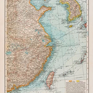 East China map 1896