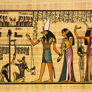 Egyptian ancient papyrus
