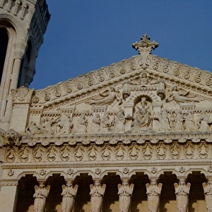 France, Rhone Department, Lyon, Vieux Lyon, Basilica Notre Dame de Fourviere