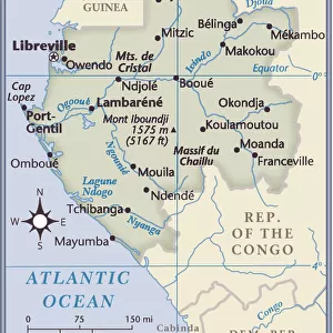 Gabon Collection: Maps