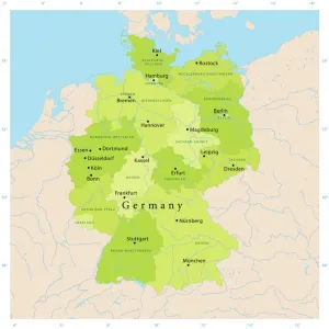 Germany Vector Map