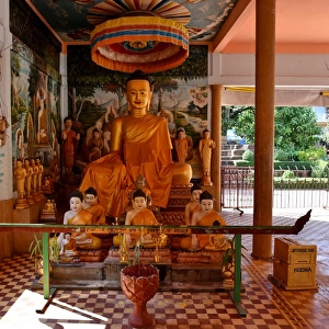 Gold buddha Siem Reap Cambodia