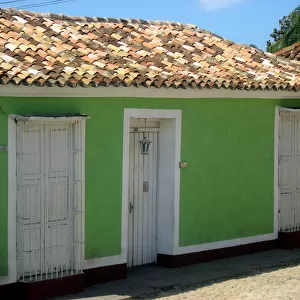 Green building, Trinidad, Cuba