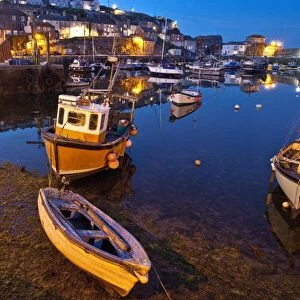 Harbour at night, Mevagissey