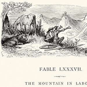 La Fontaines Fables - The Mountain in Labour