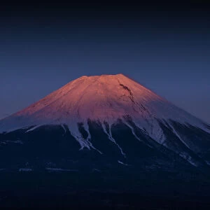 Last light on Mount Fuji