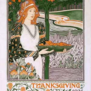 Magazine Cover for Thanksgiving 1894