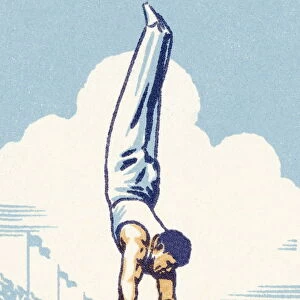 Male gymnast