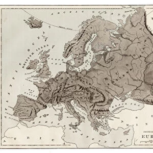 Map of Europe 1889