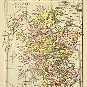 Map of Scotland 1894