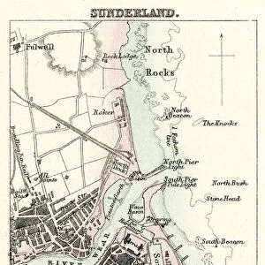 Map of Sunderland