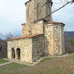 Old church at Nekresi monastery complex, Kakheti region, Georgia
