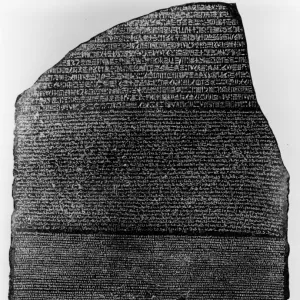 Photograph Of The Rosetta Stone