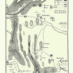 Plan of Battle of Charasiab, 1879, Second Anglo-Afghan War