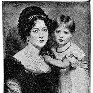 Princess Victoira and the Duchess of Kent